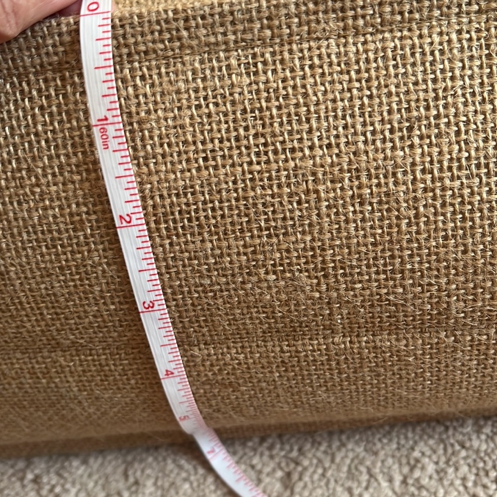 Burlap Beach Tote Bag - Picture 4 of 9